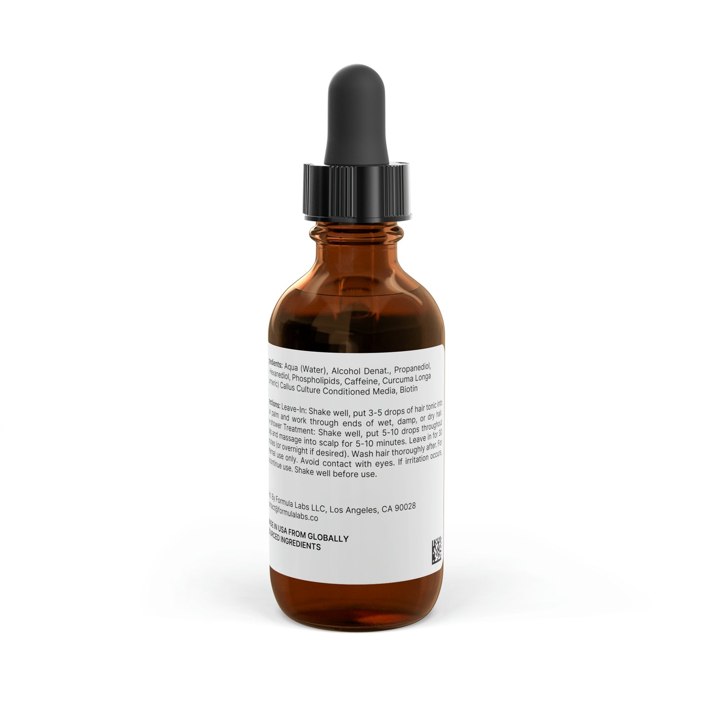 100% Vegan Hair Growth Tonic, 2oz