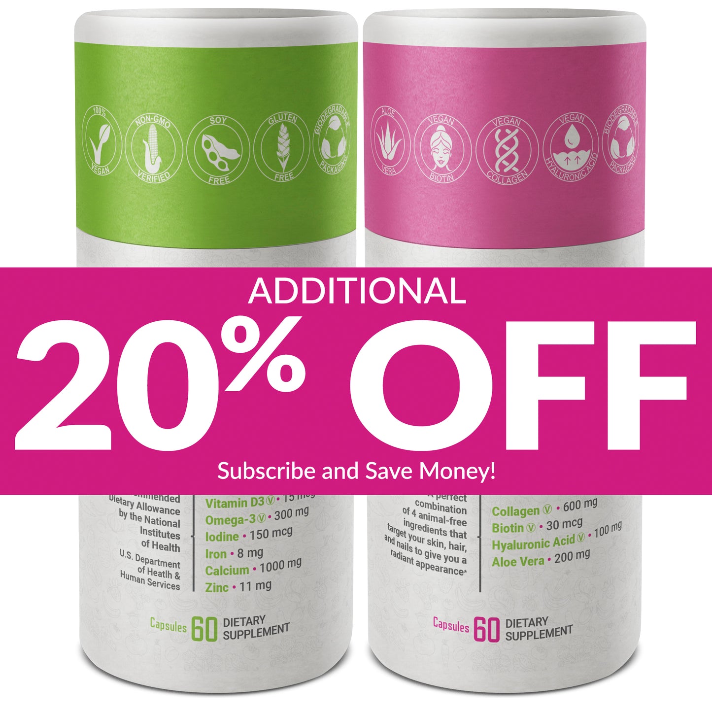 GoV3gan Health + Beauty Bundle SUBSCRIPTION
